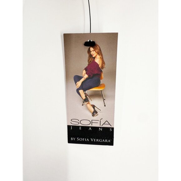 Sofia Jeans Women's Ruched Side Tee with Short Sleeves WHITE NEW XL - Picture 3 of 12